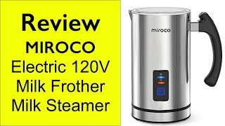 Review Miroco Milk Frother  How to make froth milk at home [upl. by Soirtimid612]