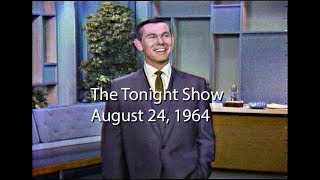 The Tonight Show August 24 1964 [upl. by Jilli]