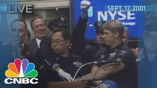 Reopening the NYSE after 911  Archives  CNBC [upl. by Cooper]