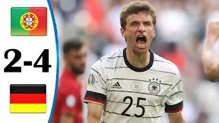 Portugal vs Germany 24 All Goals amp Highlights 19062021 HD [upl. by Onaicilef135]