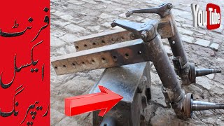 front axle repairing of Massey Ferguson in my workshop how to repair farm tractor easily [upl. by Azaria27]