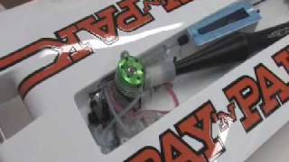 How to build the 18 scale hydroplane rc boat PayNPak from our hull kit SG108H [upl. by Brubaker]