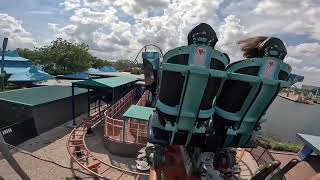 Ice Breaker POV  Seaworld Orlando [upl. by Aleacem]