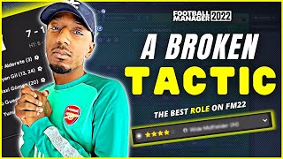 A BROKEN 442 FM22 TACTIC BEST FM22 ROLE  FM22 TACTICS  FOOTBALL MANAGER 2022 [upl. by Gracia]