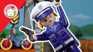 Playmobil Polizei Film deutsch Der Fahrraddieb  Kommissar Overbeck  Familie Hauser [upl. by Adriane]