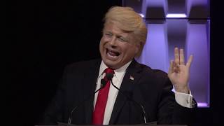 Hilarious Donald Trump Impersonator John Di Domenico in front of a live audience [upl. by Herries]