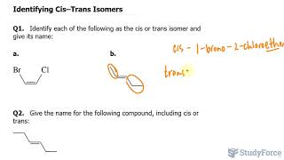 Identifying Cis–Trans Isomers [upl. by Stewart]