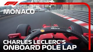 Charles Leclercs Onboard Pole Lap  2021 Monaco Grand Prix  Pirelli [upl. by Filip]