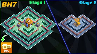 NEW BEST BH7 Base 2 Stage 2023 COPY Link  Builder Hall 7 Base  Clash of Clans [upl. by Lucais]