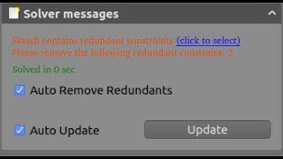 FreeCAD Dealing With Sketcher Errors  Redundant Constraints  OverconstraintsJOKO ENGINEERING [upl. by Goodyear]