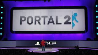 E3 2010 Portal 2 surprise announcement at Sonys press conference [upl. by Econah]