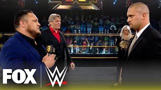 Samoa Joe returns as William Regal’s Enforcer of Respect  NXT  WWE ON FOX [upl. by Lunt708]