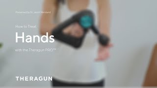 How To Treat Hands with your Theragun [upl. by Ymorej]