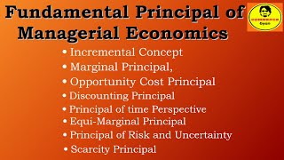 Fundamental Principal of Managerial Economics  Complete Analysis in HINDI [upl. by Xuaeb]