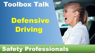 Defensive Driving  Toolbox Talk  safety training [upl. by Kellby478]