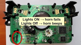 Opel Astra H  horn doesnt work  how to repair the CIM module [upl. by Alwin]