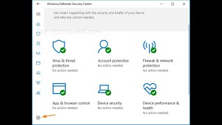 How to turn Off  Turn On quotVirus amp Threat Protectionquot in Windows 10 [upl. by Alac]