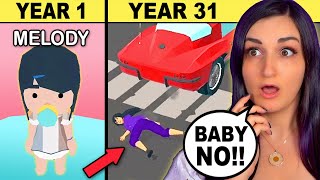 I Tried to Predict My Babys Life in 100 Years Life Simulator but it Went Horribly WRONG [upl. by Bobseine]