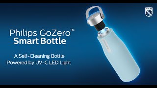 Philips GoZero™ Smart bottle  A selfcleaning smart bottle AWP2788 [upl. by Kirred508]