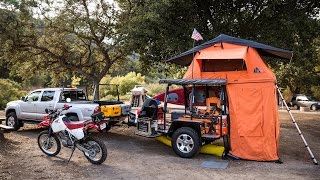 Inside One of the Coolest Custom Camping Trailers Weve Seen  Outside [upl. by Enetsirk515]