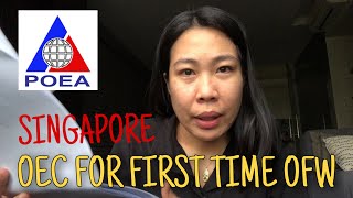 How to process OEC in Singapore for first timer Part 1 [upl. by Ecinwahs]