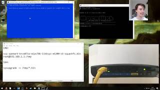 OpenWrt  Command Line Firmware Upgrade SSH  FLASH [upl. by Notac418]