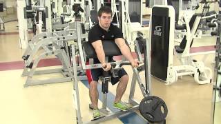 Hammer Strength Seated Bicep Curl Tutorial [upl. by Yojal]