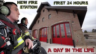 First 24 Hours in a New Fire Station  A Day in the Life [upl. by Doerrer]