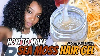 Sea Moss Styler Hair Gel  Hair Growth  Natural Hair [upl. by Fabria]