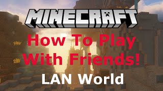 UPDATED 1214 How To Join a Minecraft LAN Server With Friends Windows and Mac [upl. by Oikim996]