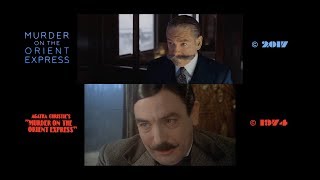 Murder on the Orient Express SidebySide 19742017 [upl. by Kalvin]