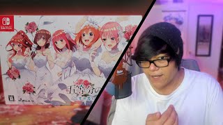 The Quintessential Quintuplets LE Switch Game Unboxing  Nice Neat Package [upl. by Aerdnek474]