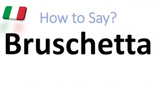 How to Pronounce Bruschetta CORRECTLY And WHY [upl. by Dnilasor]