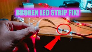 How To Fix A Broken Led Strip [upl. by Ttej491]