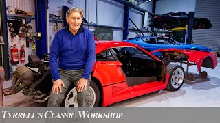 Conserving History Ferrari F40 Part 4  Beautiful Paintwork  Tyrrells Classic Workshop [upl. by Allemaj]