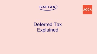 Deferred Tax Explained [upl. by Manvell]