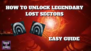 How to unlock and find Legendary Lost Sector  Destiny 2  Season of the Worthy [upl. by Bathelda385]