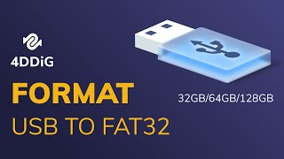 Format USB to FAT32  32GB64GB128GB Supported [upl. by Bastian]