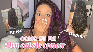 DICAS PARA O CABELO CACHEADO CRESCER RÁPIDO📏 💖 tudo que eu faço [upl. by Ennaeirb]