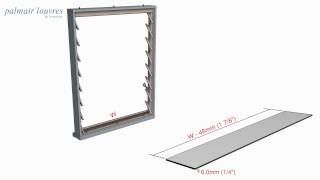 Breezway Palmair Louvre Window Installation Instructions [upl. by Guillaume]