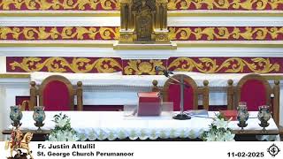 11022025  HOLY MASS  St George Church Perumanoor [upl. by Fe]