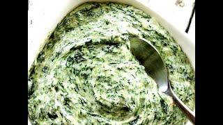 Easy Creamed Spinach Recipe [upl. by Gusti]