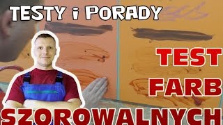 Którą farbę zmywalną szorowalną wybrać  test [upl. by Nilorac]