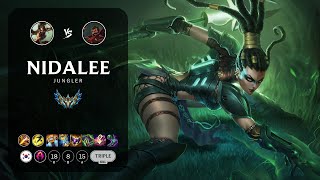 Nidalee Jungle vs Graves  KR Challenger Patch 137 [upl. by Ecneralc]