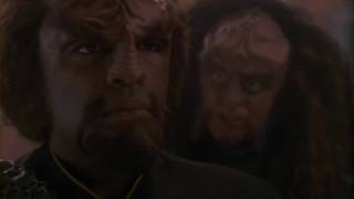 Chancellor Gowron and Lt Commander Worf meet again [upl. by Tavey677]