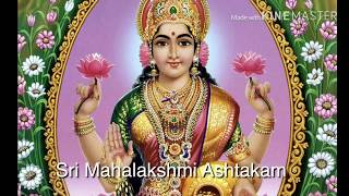 Sri Mahalakshmi Ashtakam with English lyrics [upl. by Maxi]