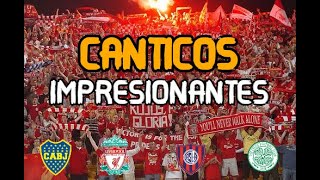 Los CÁNTICOS MAS IMPRESIONANTES de AFICIONADOS en el FÚTBOL⚽ [upl. by Dlonyar671]