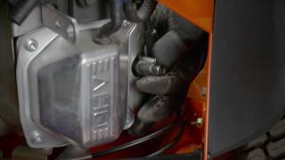 How to Change IKON X Kohler Engine Spark Plug  Ariens® [upl. by Ronnoc]