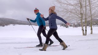 How to Cross Country Ski A Beginner’s Guide  Part 2  PSIAAASI [upl. by Nilrev149]