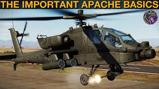 AH64D Apache Controls Start Flight Gun Rockets amp Nav Tutorial  DCS [upl. by Yhtomit]